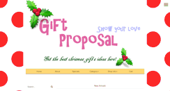 Desktop Screenshot of giftproposal.shopdada.com