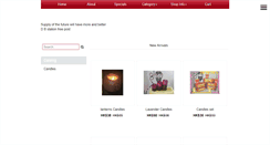 Desktop Screenshot of candles.shopdada.com